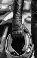 Guantes de cuero Real para motocicleta, impermeables, a prueba de viento, cálidos, transpirables, táctiles, para invierno y verano - details 10