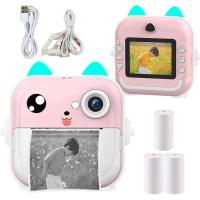Cámara de impresión instantánea de 24MP con pegatinas incorporadas Impresión inalámbrica de fotos para móviles Ideal para niños - details 3