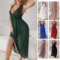 Ropa interior de mujer, pijamas suaves de malla con cuello en V profundo Ence, vestidos de boda y de noche, a la moda - details 0
