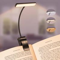 Luz LED De Lectura Recargable por USB, Lámpara Flexible De 360 ° Con 3 Modos De Iluminación, Protección Ocular - details 1