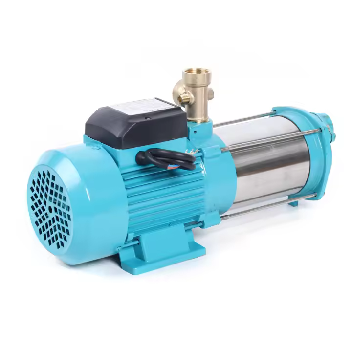 Bomba de agua doméstica de 1300 W, interruptor de presión, 4000 L/H, 9,8 bar, con manómetro, interruptor de pr - 1
