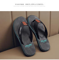 Nuevas chanclas de los hombres antideslizante desgaste exterior zapatillas de playa eva sandalias de los hombres pellizcar pies zapatos de los hombres de moda - details 21