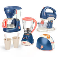 Children's Home Appliances Kitchen Kits Simulation Electric Bread Maker Oven Microwave Cooker Pretend Play Toys for Girls Gifts - details 7