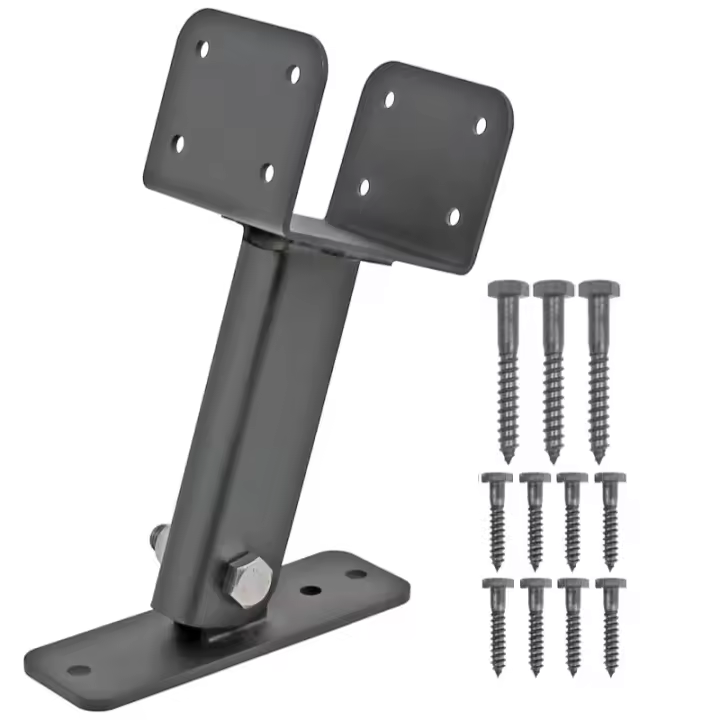 Kit de Soporte de Viga de Techo Kit de Soporte de Estabilidad para Pergola de Patio de Madera - 1