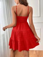 Mini vestido sin mangas combinado con chaleco tipo camiseta de verano para mujer, falda corta líquida para acampar - details 11