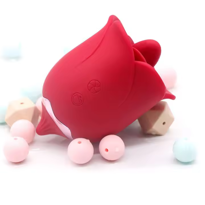 Juguetes sexuales, vibrador del punto G, masturbador femenino, juguetes para adultos, chupando la lengua, lamiendo la bola vibrante telescópica - 1