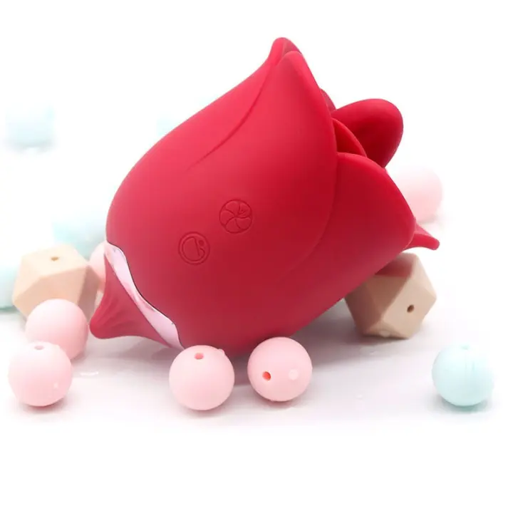 Juguetes sexuales, vibrador del punto G, masturbador femenino, juguetes para adultos, chupando la lengua, lamiendo la bola vibrante telescópica - 1