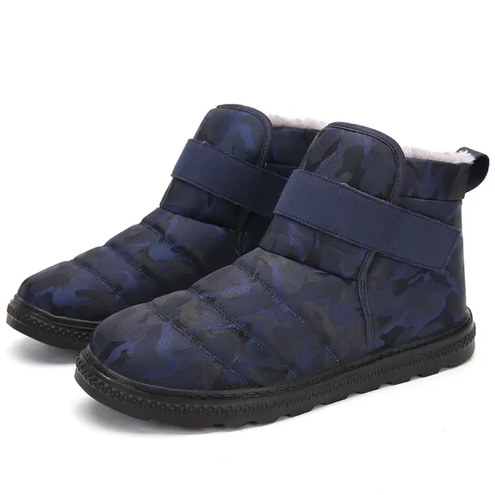 Nuevas botas de nieve, zapatos de algodón cálidos de terciopelo para exteriores - 1