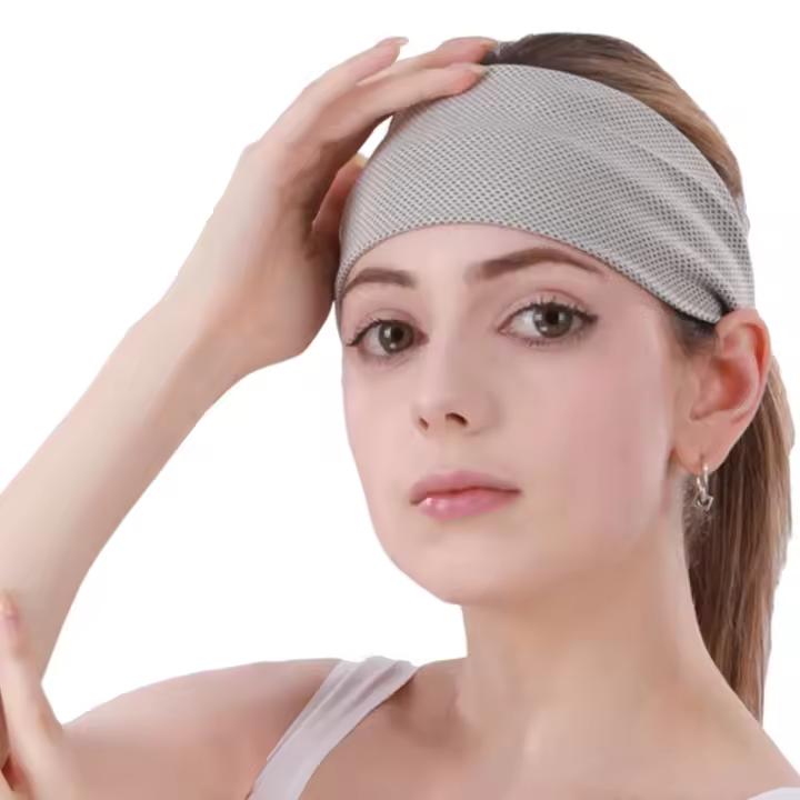 1PCS Sweatband for Men Women Elastic Sport Hairbands Head Band Yoga Headbands Headwear Headwrap Sports Workout Hair Accessories - 1