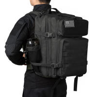 Mochila Táctica de Viaje para Hombres Gran Capacidad 50L Bolsa de Camping al Aire Libre para Escalada y Senderismo Material de Nylon Bolsa de Hombro para Laptop con Correa Ajustable - details 10