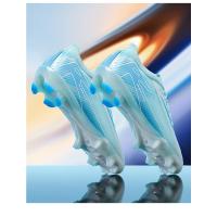 Zapatos De Fútbol Para Hombres De Alta Calidad Original Con Punta Larga Antideslizantes Para Entrenamiento Profesional Y Sociedad Cleats De Interior Microfibra Cierre De Laces Material De Suela De Goma - details 7