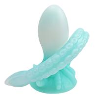 Consolador Anal, Juguetes sexuales luminosos para mujeres, pene, Animal/monstruos, consoladores de caballo, tapón Anal suave de silicona, juguetes sexuales para adultos, pene de dragón 18+ - details 6