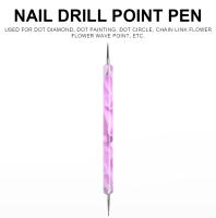 Pluma de Pintura de Punta de Acero Acrílico KADS para Manicura Herramienta de Salón en Casa Doble Punta Rosa Para Arte de Uñas - details 0