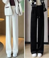 Pantalones de Pierna Ancha de Lana de Cordero Cálido Ropa de Invierno Casual Coreana - details 4
