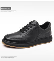 Primera capa de cuero de vaca terciopelo zapatos de cuero térmico para hombres suela suave superficie suave zapatos para hombres - details 26