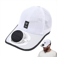 Sombrero transpirable con sombrero solar para protección solar al aire libre, ventilador recargable por USB, gorras de béisbol, protector solar de verano, 1 ud. - details 2