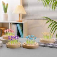 Lámpara de Noche de Tulipán Artificial Hecha a Mano DIY Decoración de Dormitorio LED - details 9