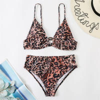 Bikinis Push Up para mujer, traje de baño de cintura alta, conjunto de dos piezas, traje de baño para playa - details 5
