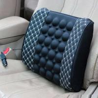 Cojín para asiento de coche, respaldo de cuero. - details 1