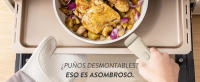 Sartenes de Cocina de 6 Piezas, batería de Cocina con Tapas, Sartenes de Mango extraíble, Apta Para Todo Tipo de Cocinas - details 5