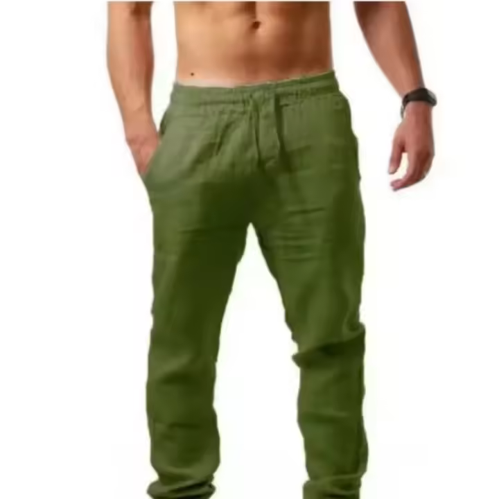 Pantalones informales para hombre, pantalones de chándal de alta calidad, transpirables para el verano, ropa deportiva para correr. - 1