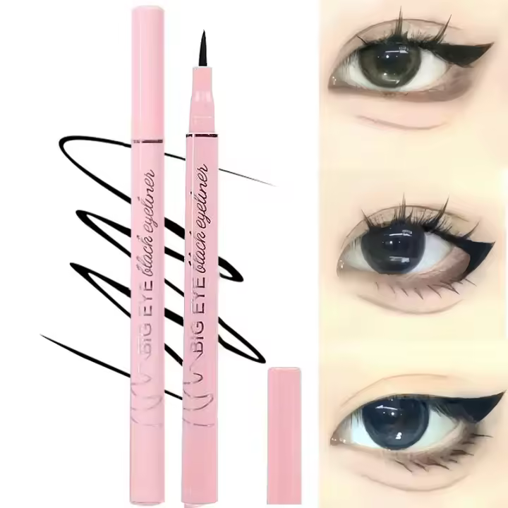 Pluma de Eyeliner Líquido Negro Impermeable Secado Rápido Ultrafino A Prueba de Manchas Herramienta de Cuidado de la Piel de Belleza Profesional - 1