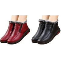 Botas de nieve cálidas para mujer, botas de suela gruesa para exteriores, cómodas y cálidas, regalo para Navidad, cumpleaños y Año Nuevo, Invierno - details 7