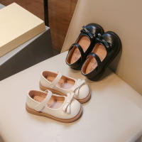 Zapatos De Cuero Para Niñas Beige Con Cordón Y Bajo Suave Antideslizante Para Primavera Otoño Zapatos Solos Para Bebés Y Niños De 2 a 18 Años - details 8