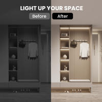 GAHADA Luces de Tira LED Modernas 60LEDs/m Impermeables Regulables Iluminación de Gabinete de Cocina Blanco Cálido Azul - details 4