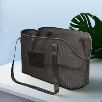 Bolsa de transporte multifuncional de malla para perros, bolso de transporte para mascotas antiescape de gran capacidad, bolsa de viaje plegable y transpirable para mascotas al aire libre - details 9