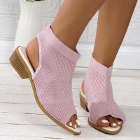 zapatos de sandalias de tacón bajo de verano para mujer - details 1