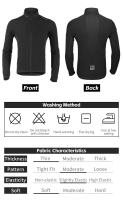 WEST BIKING-abrigo de ciclismo a prueba de viento para hombre y mujer, Jersey deportivo ligero con sombrero oculto, impermeable y reflectante, primavera y otoño - details 2