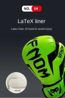 Guantes profesionales de PU para adultos y niños, Sanda, entrenamiento, Muay Thai, combate, Fiess Bo, deportes, Taekwondo, 6/12Oz - details 6