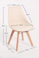 Pack Sillas Comedor - Pack 4 Sillas Synk Basic - Crema - details 84