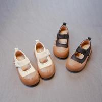 Zapatos de cuero para niños y niñas, calzado de estilo coreano a la moda, suela suave, antideslizante, informal, versátil, Chic, novedad de otoño, 2024 - details 1