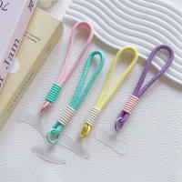 Correa de cordón para teléfono móvil con anillo colgante y correa de muñeca con parche para funda de teléfono celular, llavero de cuerda - details 0