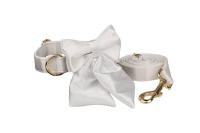 Conjunto Arneses de Seda de Lujo para Perros y Gatos Alta Calidad, Blanco, Tallas XS-XL - details 4