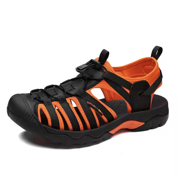 Nuevas Sandalias de Verano para Hombre Auténtico Cuero, Diseño a la Moda, Transpirables, Talla Grande 48 - 1