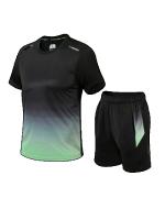 Traje deportivo de ocio de secado rápido para hombre, ropa de fitness transpirable suelta, ropa de entrenamiento de verano - details 5