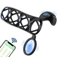 Leten funda de anillo vibratorio juguetes sexuales para adultos para hombres extensor vibrador retrasar la eyaculación erección castidad masculina 18 - details 0