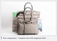 Bolso de mano de cuero genuino con patrón de lichi para mujer, Bolso grande de un hombro, capa superior, nuevo - detalles 8