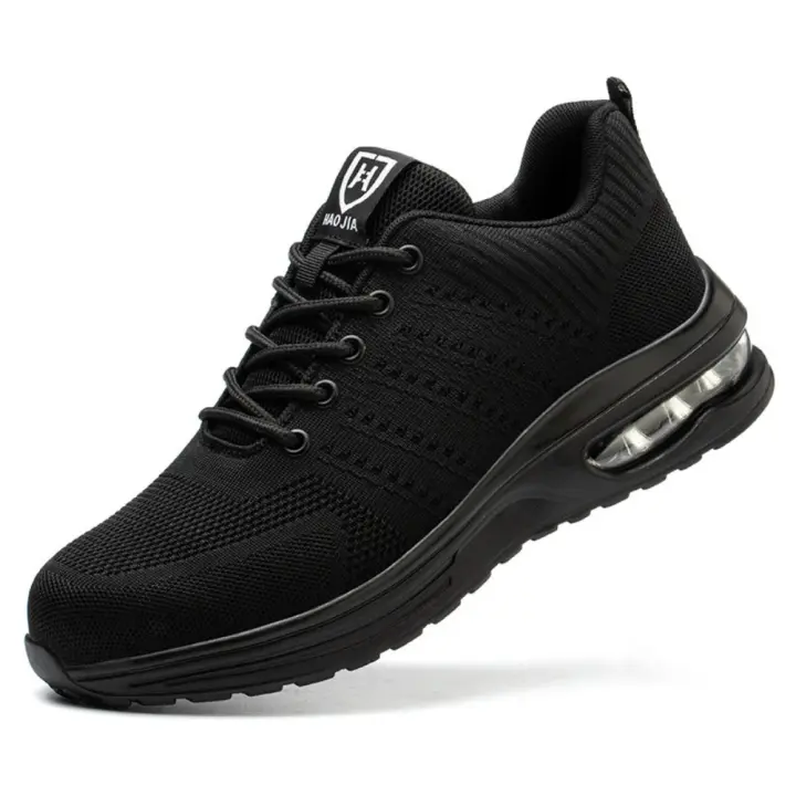 Zapatos de Seguridad Ligeros para Hombres y Mujeres Zapatillas de Trabajo Transpirables Antideslizantes con Punteras de Acero - 1