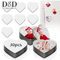 Imanes de sublimación para refrigerador, espacios en blanco personalizados, decoración de oficina y cocina, 30 unidades por juego - details 0
