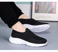 Hombres para verano otoño, nuevo estilo para hombres, deportes de un pie y ocio zapatos perezosos transpirables de suela suave, viejos zapatos de malla de Beijing - details 30