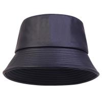 winter Fashion bucket hat Artificial leather windproof warm bucket hats men women wild tide cap Panama fisherman caps gorras - details 4