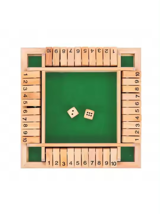 Juego de Dados de Tablero para 4 Jugadores Emocionante y Divertido Perfecto para Reuniones Familiares y Fiestas Regalo de Navidad Ideal - 1