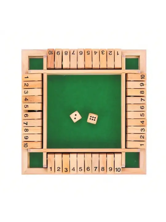 Juego de Dados de Tablero para 4 Jugadores Emocionante y Divertido Perfecto para Reuniones Familiares y Fiestas Regalo de Navidad Ideal - 1