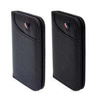 Cartera portátil de cuero sintético para hombre, billetera pequeña, suave, Superfina, Mini tarjetero - details 8