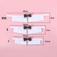 Pajarita ajustable para caballero y mascota, corbata decorativa a la moda para el cuello de mascota, bufanda cómoda de algodón para perro, fotografía - details 0
