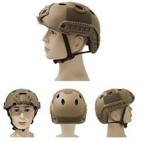 Casco táctico de ABS para niños, seguridad deportiva, negro, caqui, verde, talla única, Militar - details 4